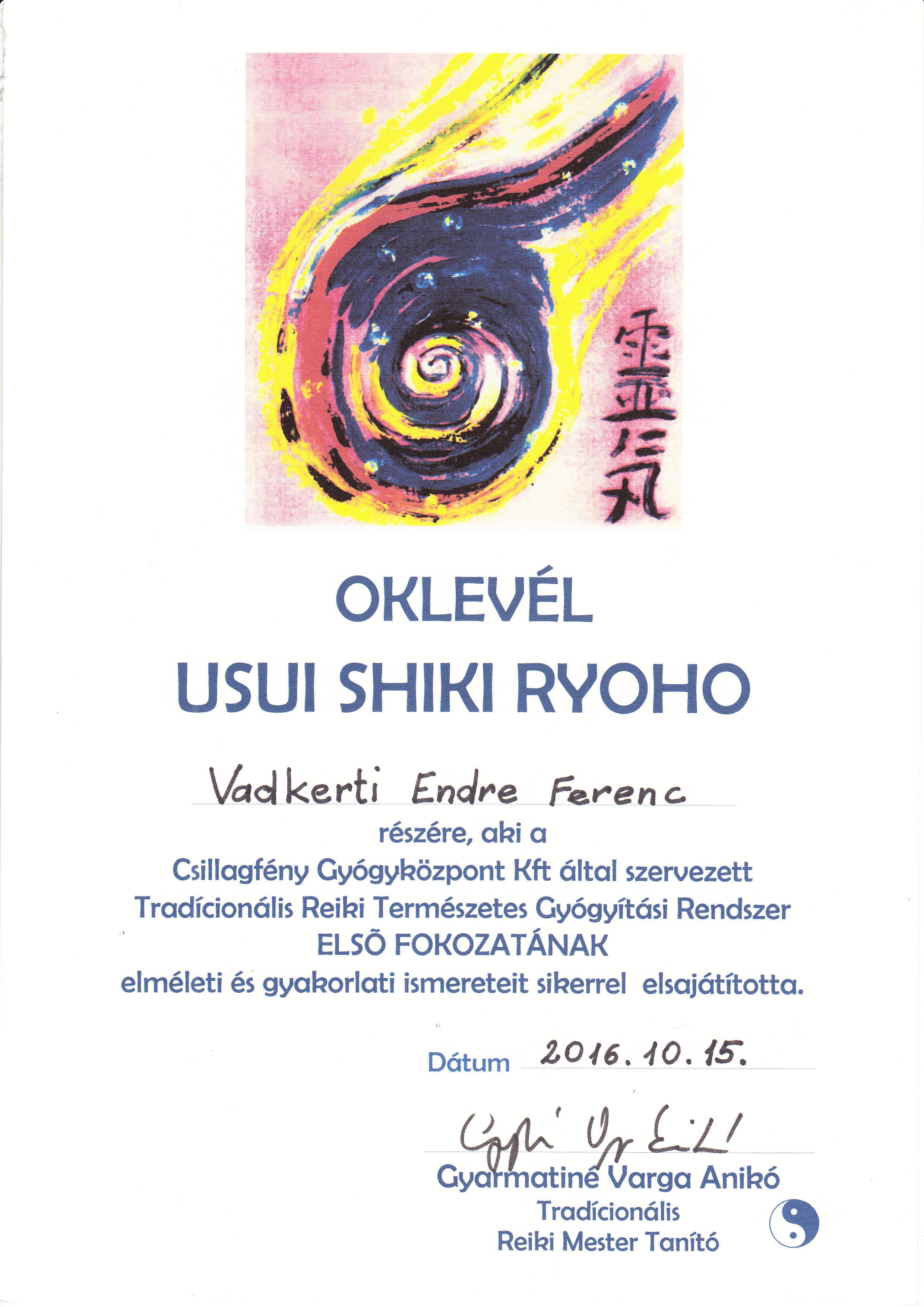 Oklevél 5